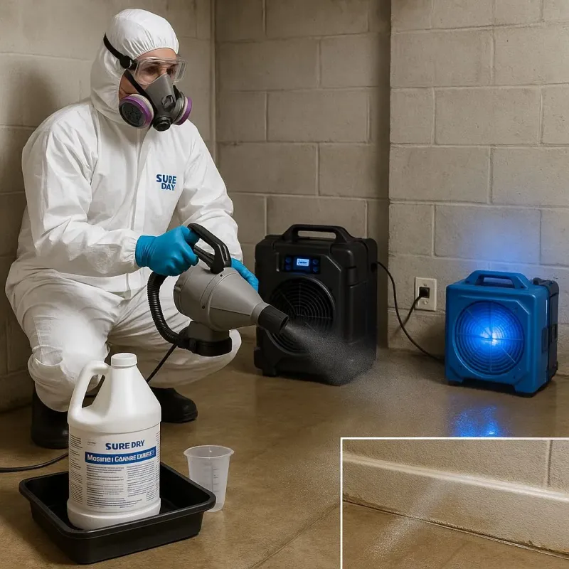 Sanitization and Odor Removal process in Etna, OH