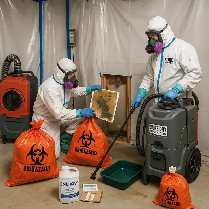 Contaminated Water Handling Protocols process in Etna, OH